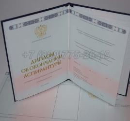 Диплом Аспирантуры 2024г в Абакане