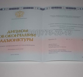 Диплом Адъюнктуры 2024г в Абакане