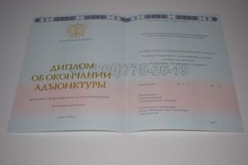 Диплом Адъюнктуры 2020г в Абакане