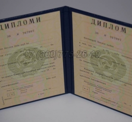 Диплом о Высшем Образовании Таджикской ССР в Абакане